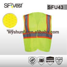 motorcycle reflective safety vest polyester sports mesh fabric hot dale in 2015